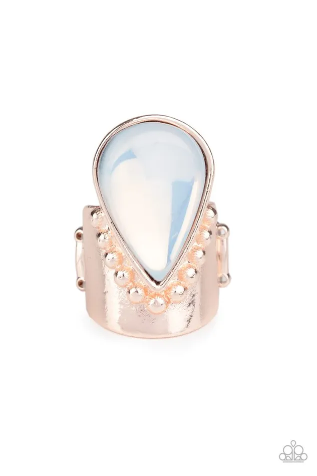 Paparazzi Ring Opal Mist Rose Gold Paparazzi Jewelry Rings Paparazzi Ring Opal Mist Rose Gold Paparazzi Jewelry Rings