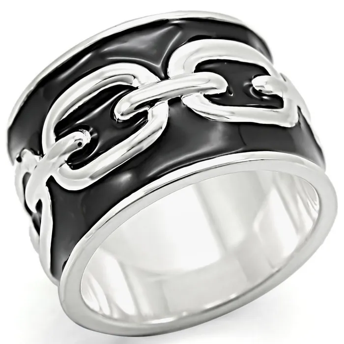 Alamode Rings LOS378 Silver 925 Sterling Silver Ring with No Stone