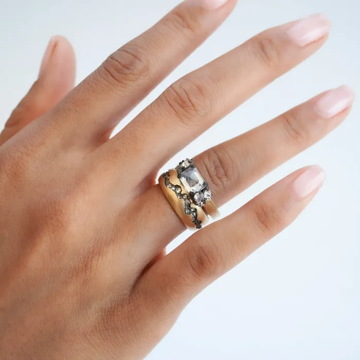 Bright Light Cluster Ring TAP By Todd Pownell Rings