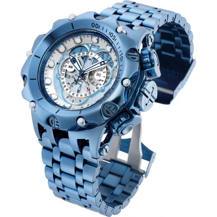 Invicta Invicta Mens Watch Reserve Venom Viper Chronograph Light Blue Bracelet 35189 Bracelets Invicta Invicta Mens Watch Reserve Venom Viper Chronograph Light Blue Bracelet 35189 Bracelets