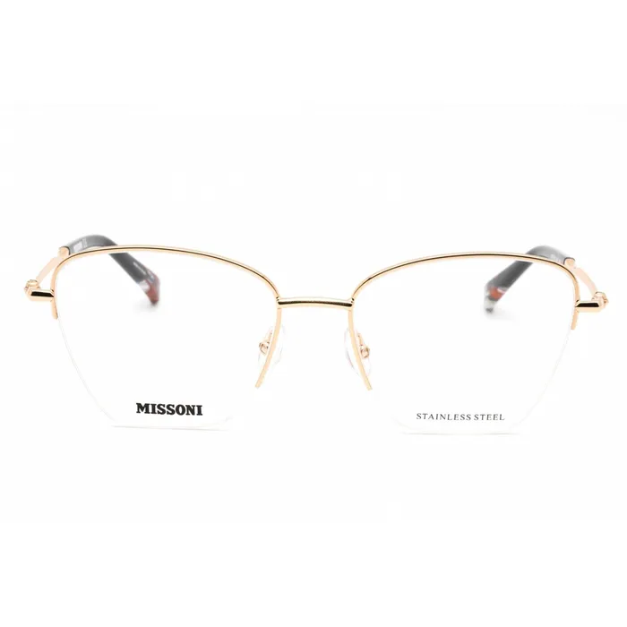 Missoni Womens Eyeglasses Clear Demo Lens Rose Gold Cat Eye MIS 0122 0000 00 Missoni Earrings