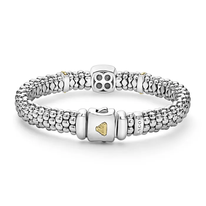 Bracelets LAGOS Rittenhouse TwoTone Diamond Caviar Bracelet 9mm