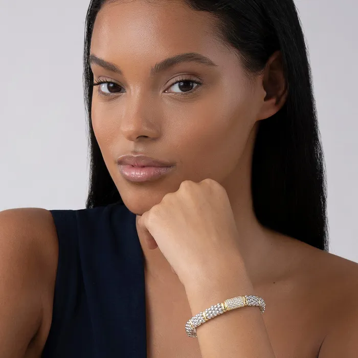 Bracelets Lagos Signature Caviar Caviar Diamond Bracelet 9mm Bracelets Lagos Signature Caviar Caviar Diamond Bracelet 9mm