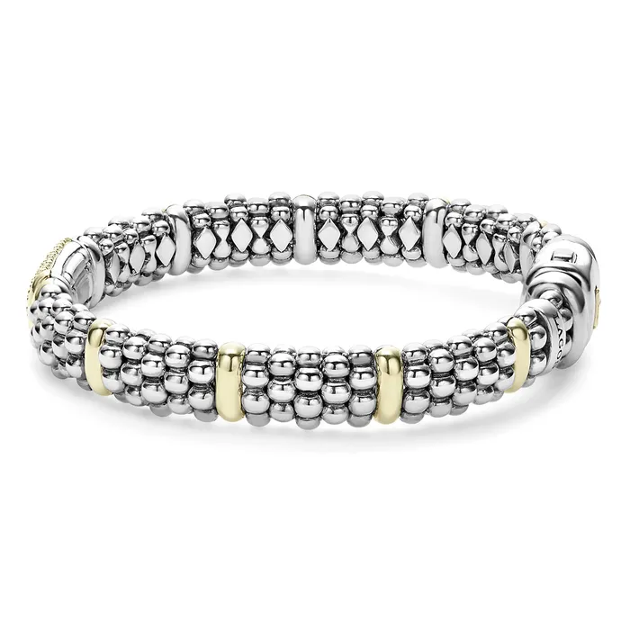 Bracelets Lagos Signature Caviar Caviar Diamond Bracelet 9mm Bracelets Lagos Signature Caviar Caviar Diamond Bracelet 9mm