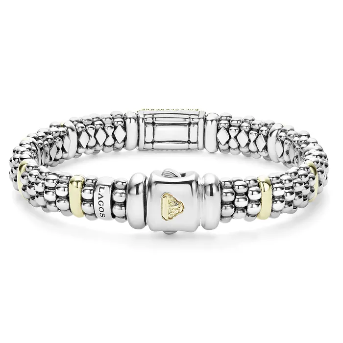 Bracelets Lagos Signature Caviar Caviar Diamond Bracelet 9mm Bracelets Lagos Signature Caviar Caviar Diamond Bracelet 9mm