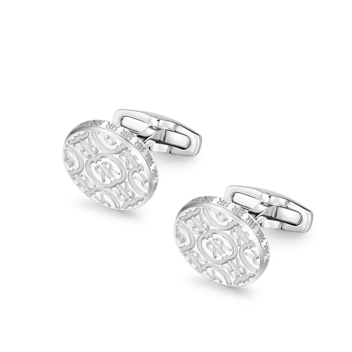 Cerruti Bracelets Cerruti Gents Stainless Steel Silver Cufflinks