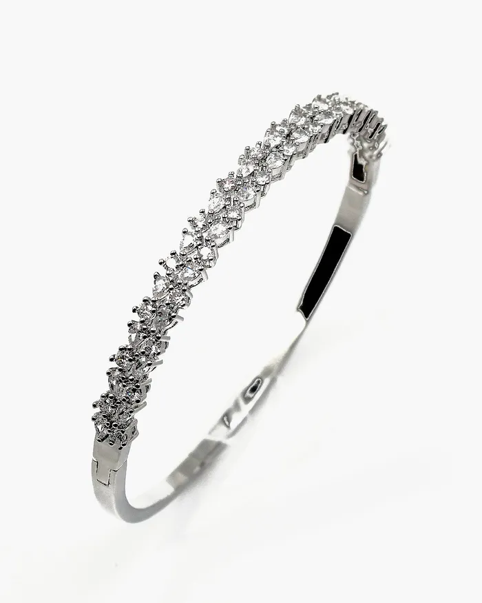 Double Row CZ Stone Bracelet 02072024 Bracelets