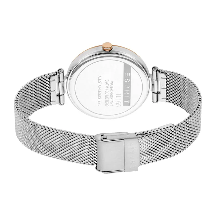 Esprit Esprit Ladies WatchSilver Color Mesh Bracelet With White Dial Bracelets Esprit Esprit Ladies WatchSilver Color Mesh Bracelet With White Dial Bracelets