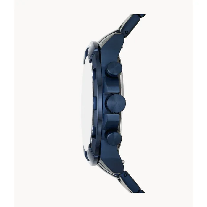 Fossil Bracelets Fossil Bronson Mens Chronograph Navy Stainless Steel Watch Fossil Bracelets Fossil Bronson Mens Chronograph Navy Stainless Steel Watch