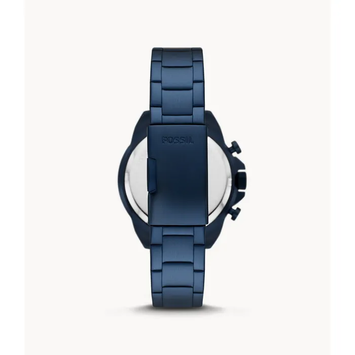 Fossil Bracelets Fossil Bronson Mens Chronograph Navy Stainless Steel Watch Fossil Bracelets Fossil Bronson Mens Chronograph Navy Stainless Steel Watch
