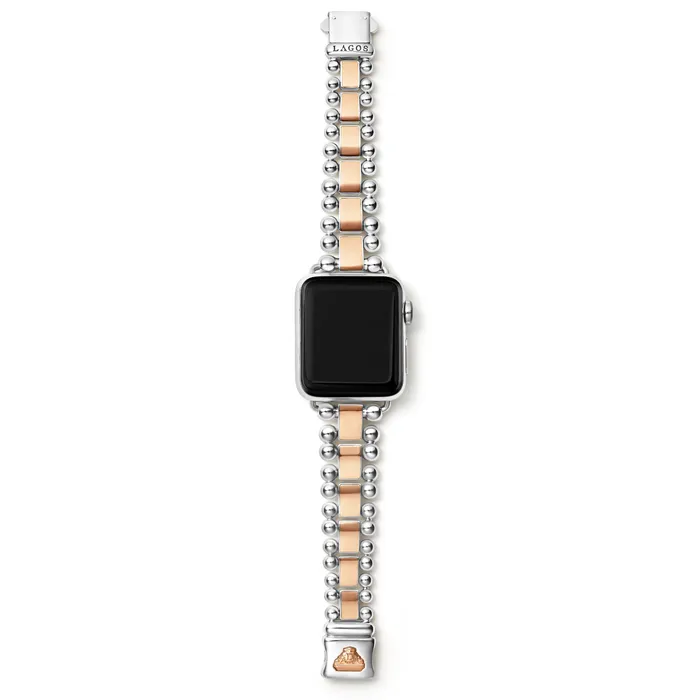 LAGOS Smart Caviar 18K Rose Gold and Stainless Steel Watch Bracelet3845mm Bracelets LAGOS Smart Caviar 18K Rose Gold and Stainless Steel Watch Bracelet3845mm Bracelets