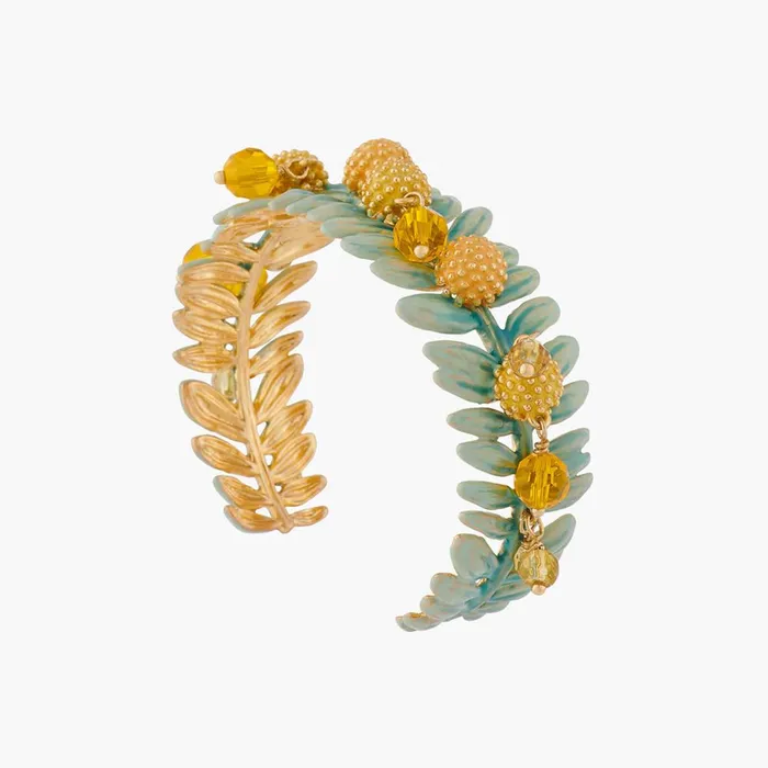 Les Nereides Bracelets Les Nereides Mimosa Flowers Bangle Bracelet