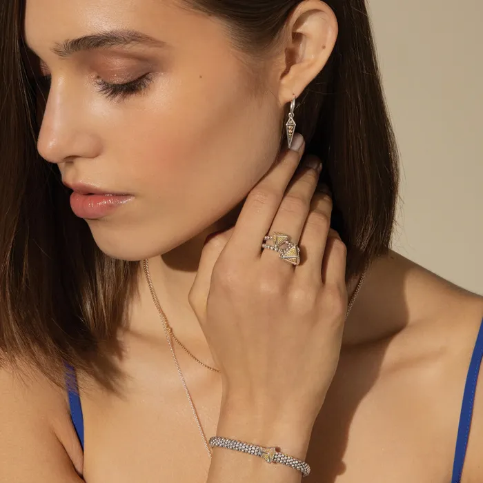 Rings Lagos KSL Small Pyramid Caviar Ring