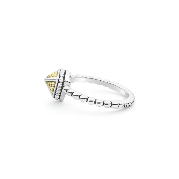 Rings Lagos KSL Small Pyramid Caviar Ring