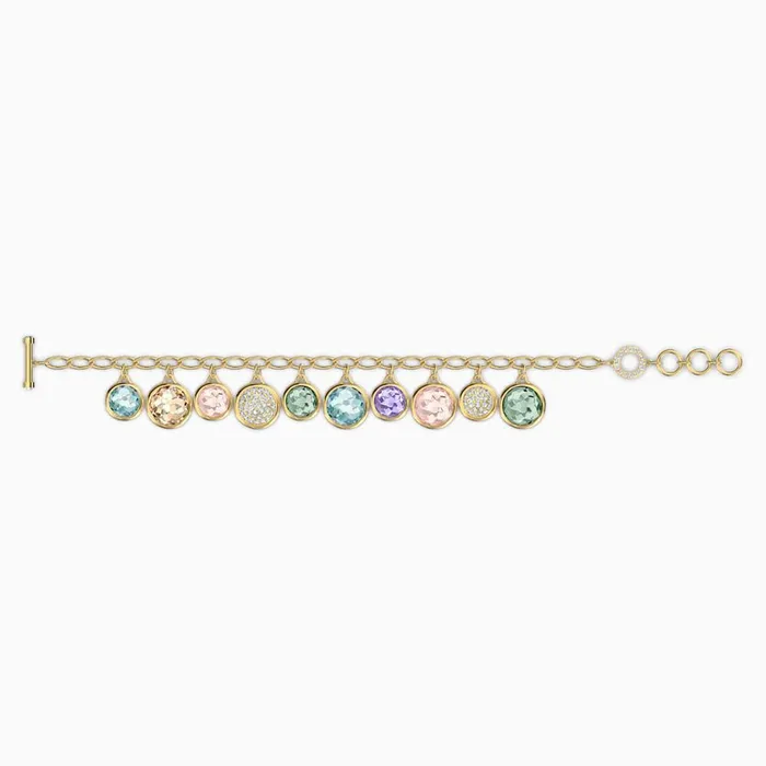 Swarovski Bracelets Swarovski Tahlia Elements Bracelet Multicolored GoldTone Medium Swarovski Bracelets Swarovski Tahlia Elements Bracelet Multicolored GoldTone Medium