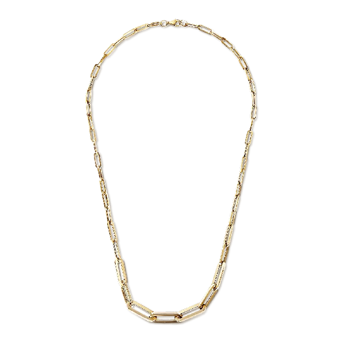 ILA PreStyled Sets Graduating Gold Paperclip Chain