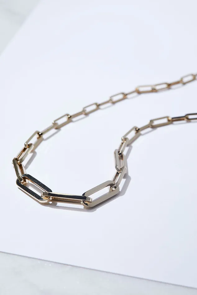 ILA PreStyled Sets Graduating Gold Paperclip Chain