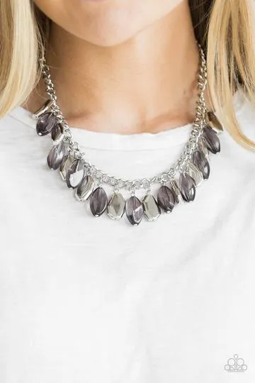 Necklaces All Eyes On U Jewelry Paparazzi Accessories Fringe Fabulous Silver Paparazzi Necklace