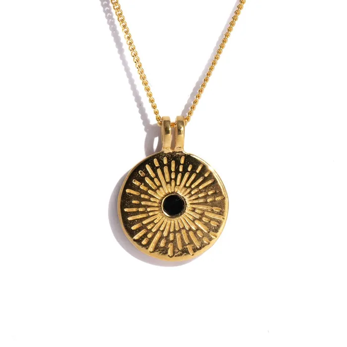 PreStyled Sets Jess Zabala Jewelry HANU PENDANT 24K GOLD PLATED
