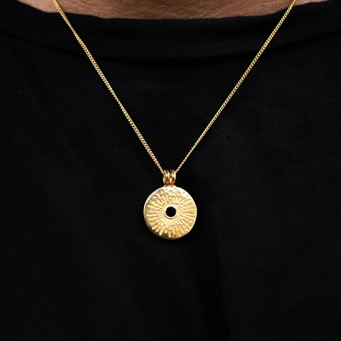 PreStyled Sets Jess Zabala Jewelry HANU PENDANT 24K GOLD PLATED
