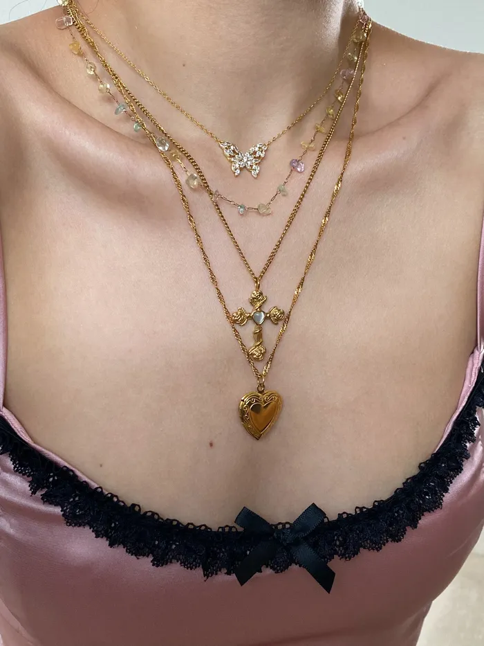Adore You Locket Necklace Chvker Jewelry Necklaces