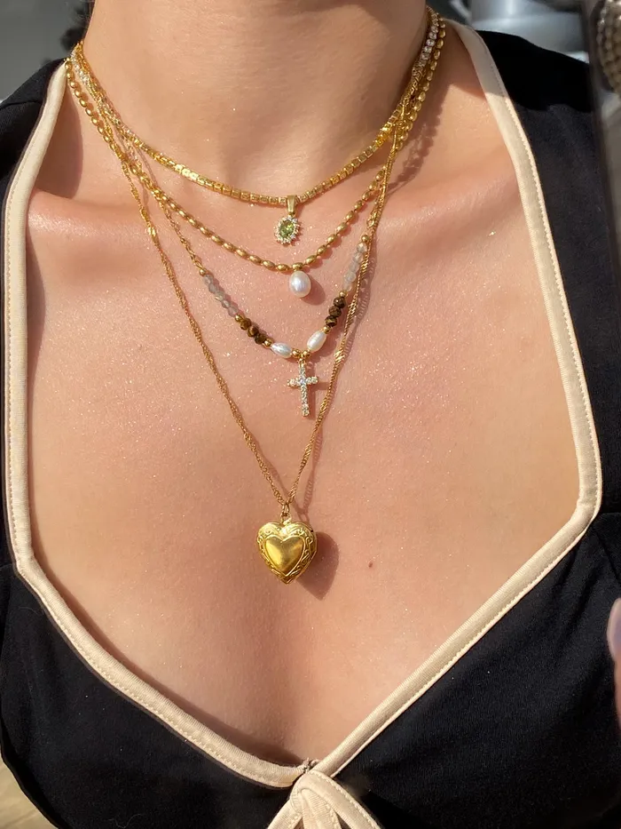 Adore You Locket Necklace Chvker Jewelry Necklaces