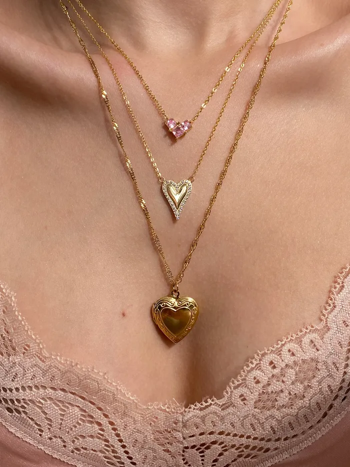 Adore You Locket Necklace Chvker Jewelry Necklaces