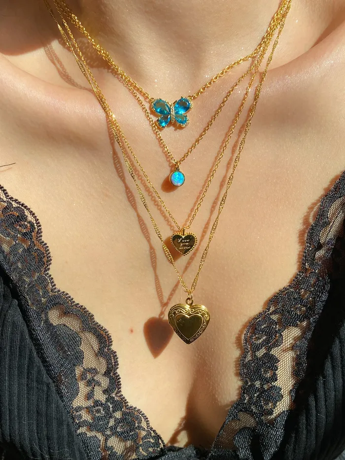 Adore You Locket Necklace Chvker Jewelry Necklaces