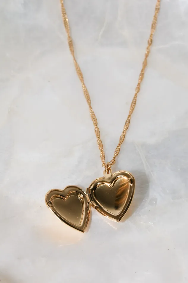 Adore You Locket Necklace Chvker Jewelry Necklaces