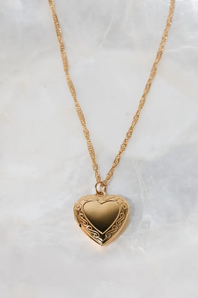 Adore You Locket Necklace Chvker Jewelry Necklaces