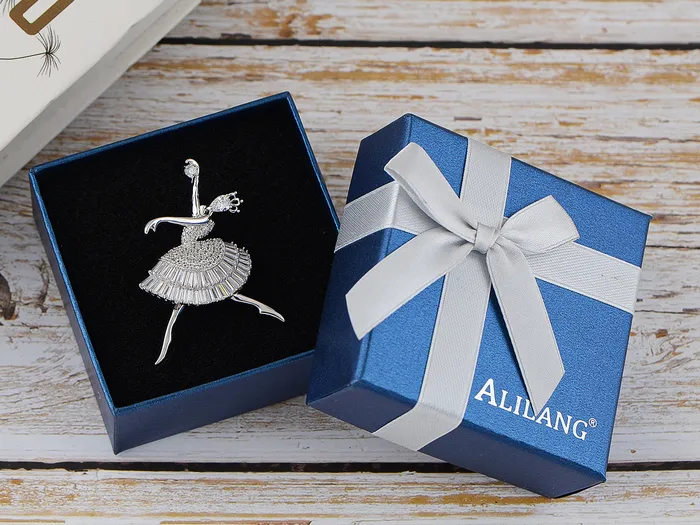 Alilang Alilang Fashion Gold Elegant Ballerina Dancing Women Crystal Rhinestone Brooch Pin Cubic Zirconia PreStyled Sets Alilang Alilang Fashion Gold Elegant Ballerina Dancing Women Crystal Rhinestone Brooch Pin Cubic Zirconia PreStyled Sets
