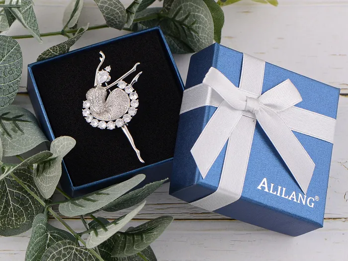 Alilang Alilang Fashion Gold Elegant Ballerina Dancing Women Crystal Rhinestone Brooch Pin Cubic Zirconia PreStyled Sets Alilang Alilang Fashion Gold Elegant Ballerina Dancing Women Crystal Rhinestone Brooch Pin Cubic Zirconia PreStyled Sets