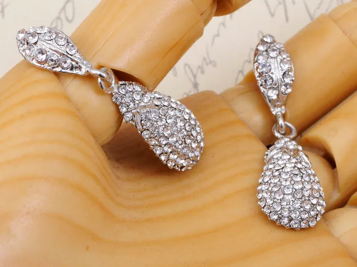Alilang Earrings ALILANG Ice Bling Silver Eggplant Vegetable Teardrop Crystal Rhinestone Dangle Drop Earrings Alilang Earrings ALILANG Ice Bling Silver Eggplant Vegetable Teardrop Crystal Rhinestone Dangle Drop Earrings