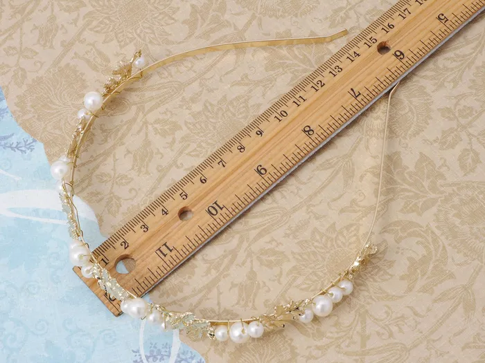Alilang Earrings Royal Princess Tiara Tiny Flower Flawless Pearl Headband Alilang Earrings Royal Princess Tiara Tiny Flower Flawless Pearl Headband
