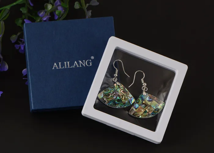 Earrings Refined by AnnaKaci Mosaic Harmony Natural Abalone Shell Handmade Dangle Earrings Shell Jewelry Earrings Refined by AnnaKaci Mosaic Harmony Natural Abalone Shell Handmade Dangle Earrings Shell Jewelry