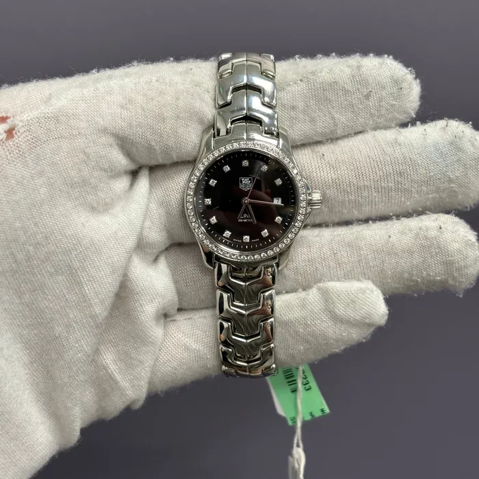 Happy Jewelers Watches Tag Heuer Link 27mm Black Dial Watch Ref WJF131ABA0572 Happy Jewelers Watches Tag Heuer Link 27mm Black Dial Watch Ref WJF131ABA0572