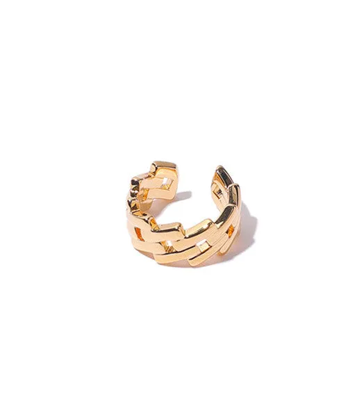 Refined by AnnaKaci Earrings 18K Gold Plated Ear Cuff Variety