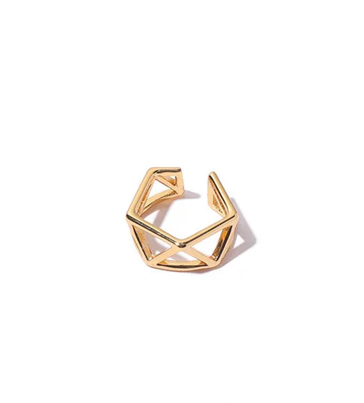Refined by AnnaKaci Earrings 18K Gold Plated Ear Cuff Variety