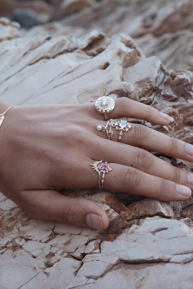 Rings Sofia Zakia Moon Guardian Ring