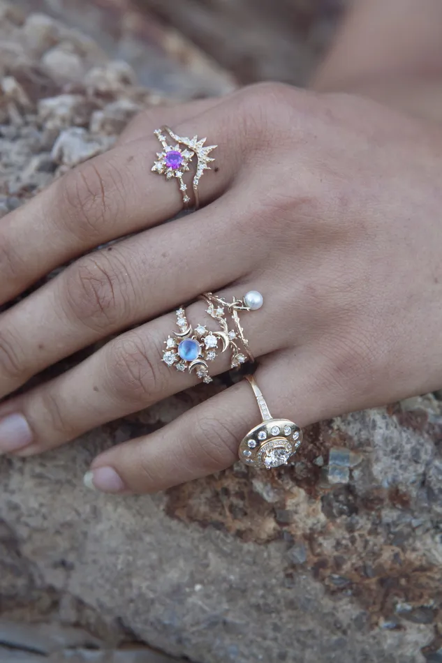 Rings Sofia Zakia Moon Guardian Ring