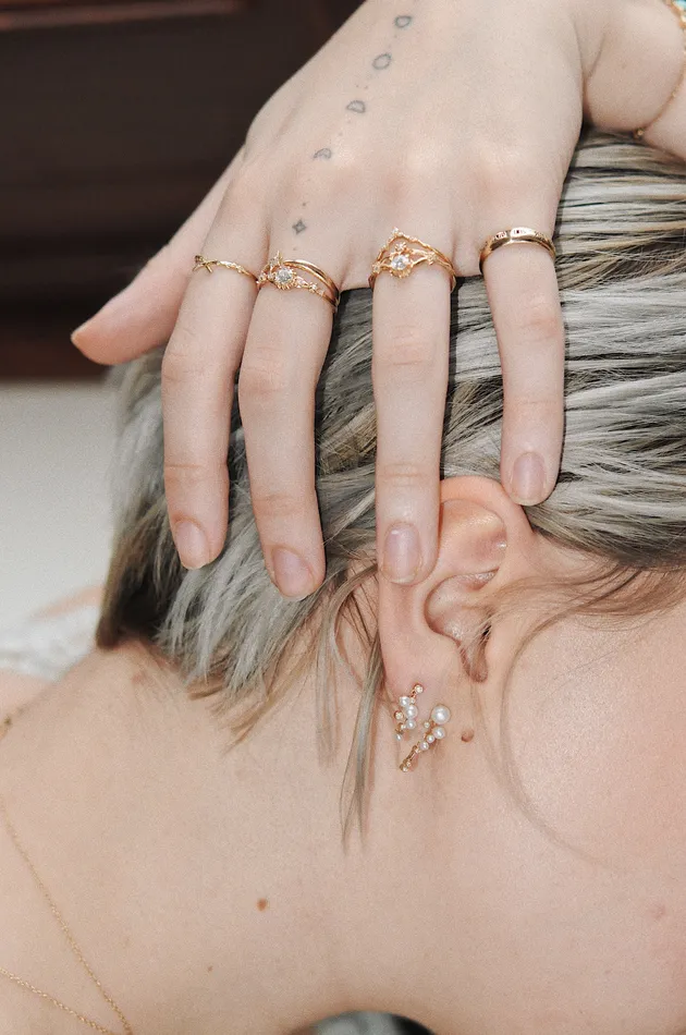 Sofia Zakia Earrings Shimmer Earring Readytoship