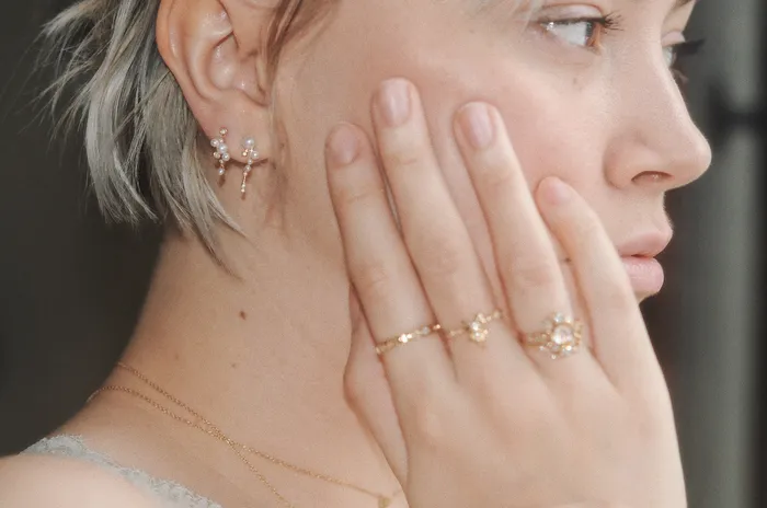 Sofia Zakia Earrings Shimmer Earring Readytoship